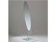 Miroir sur pied en verre courbé Luna in Miroirs muraux