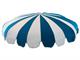 Charlestone ombrellone parasole con stecche curve in Ombrelloni