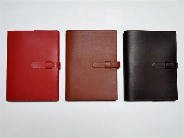 Document holder in real Italian leather