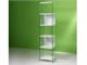 Byblos Glass Bookcase of 45 cm in Bookcases