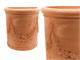 Höhe geschmückte Halbkreigsförmige Tuscan 001 Vase aus Tonerde in Außenvasen