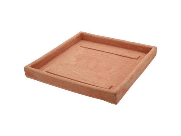 Sottovaso quadrato 074 sottovaso in terracotta