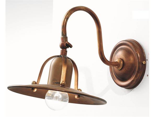 Applique lamp in brass Osteria 839/42 