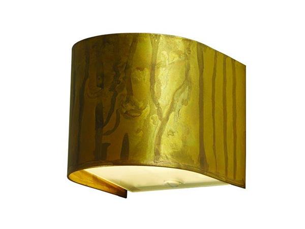 Lampe applique en laiton oxydé Lola Tonda