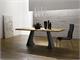 Jump legno tavolo in metallo e legno in Tavoli da Pranzo