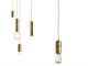 Hanging lamp in oxidized brass NIO in Suspended lamps