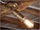 Spotlight in oxidised brass NIO  in Suspended lamps