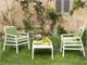 Outdoor Armchair WHITE Aria  in Outdoor seats