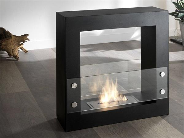Canyon floor fireplace