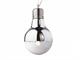 Luce Cromo SP1 Small lampada a sospensione con diffusore in vetro in Lampade a sospensione