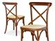 Vintage chair in wood and Viennese straw Ciao W in Chairs