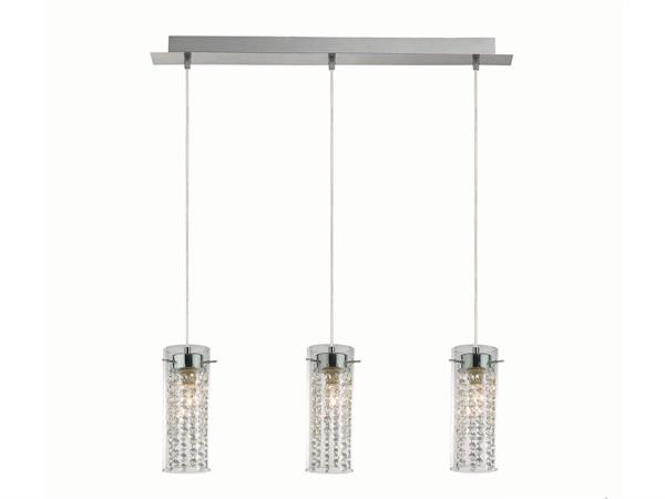 Iguazù SP3 hanging lamp in glass and pendants