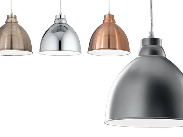 Navy lampe à suspension avec diffuseur en métal