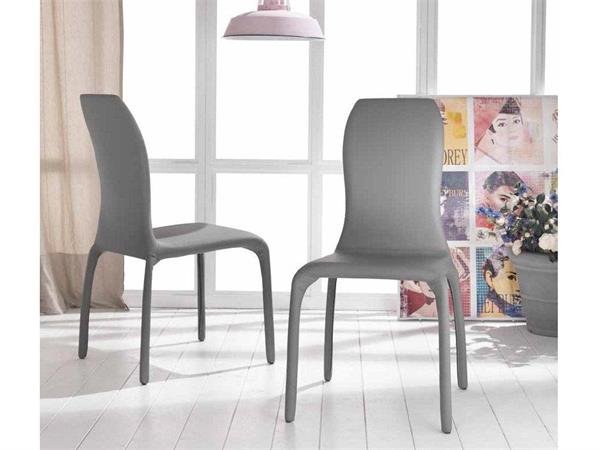 Chair in imitation leather Chiara 