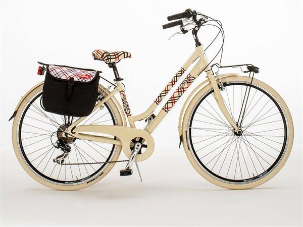 Woman aluminium bicycle Glamour Burberry 605