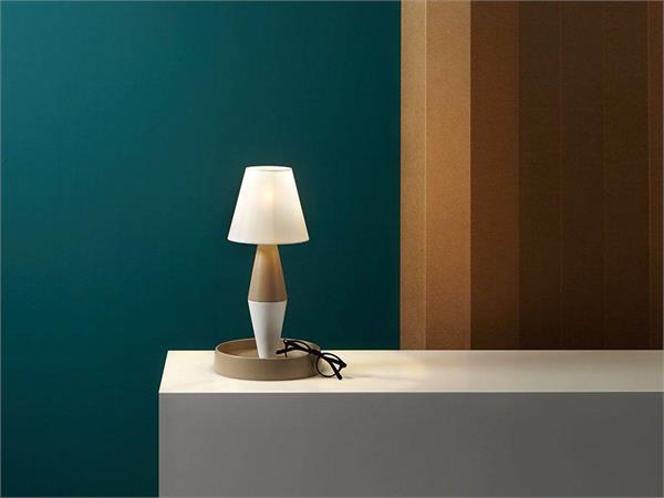 Table lamp with compartment BOA