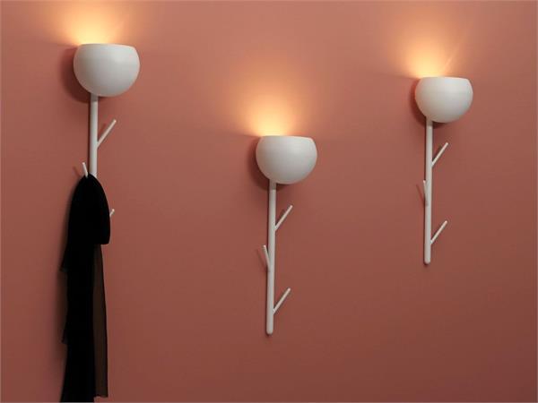 Wall lamp with coat hanger CAPPERO