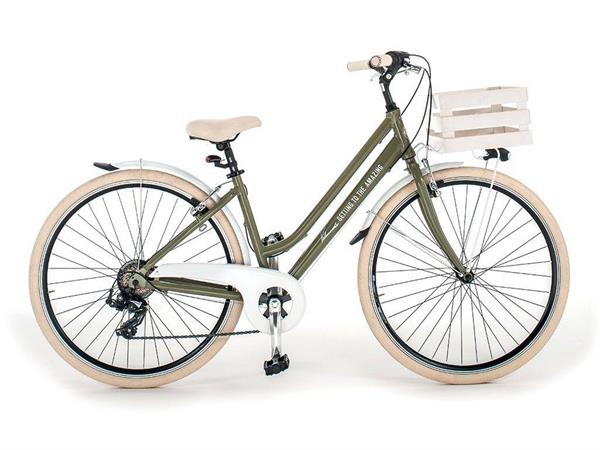 Woman bicycle in aluminum Milano 699 