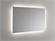 Rectangular mirror with led Alfa in Wall mirrors