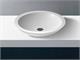 Round countertop washbasin in Betacryl Solid Surface Oculus in Bathroom sinks