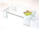 Coffee Table in curved glass Linear in Coffee tables