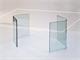 Libro Basen aus gebogenem Glas für Tisch aus Glas in Esstische
