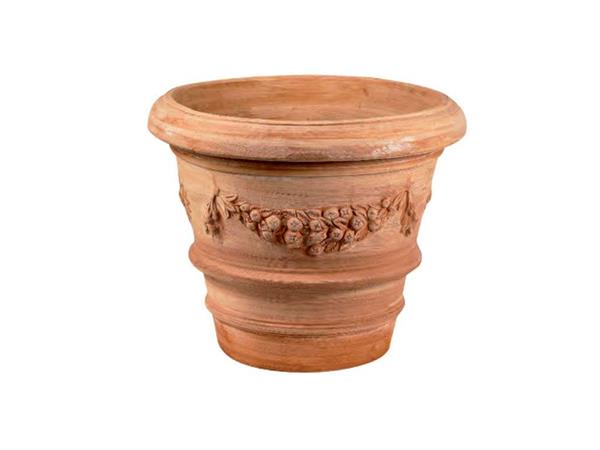 Impruneta Terracotta Festooned Vase