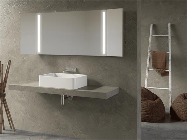 Mirror for bathroom Led Cigno