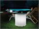 Petite table lumineuse Cylindre HF in Tables de jardin