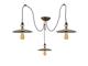 Three lights hanging lamp Trasimeno 1628.3L in Suspended lamps