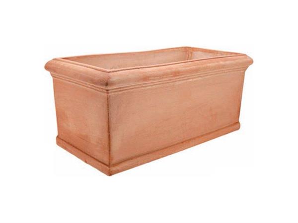 Vaso in terracotta Cassetta 008 liscia toscana