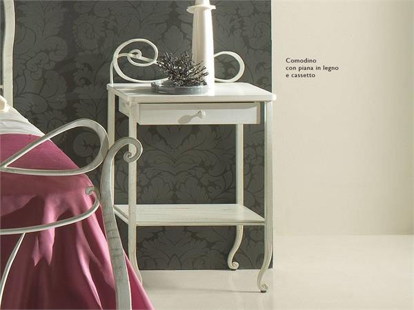 Wrought iron bedside table Faure'