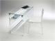 Bureau pour ordinateur en verre Scriba in Bureau