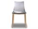 Chair with transparent seat Natural Zebra antishock  in Living room