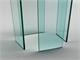 Coffee table in curved glass Tecla in Living room