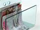 Magazine rack in curved glass Newsweek in Accessories