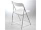 Klappbarer Stuhl aus Stahl und Kunststoff Zeta in Tag