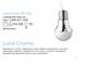 Luce Cromo SP1 big hanging lamp with diffusor in glass in Lighting