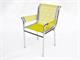 René Herbst 304 armchair with metal structure with arms and elastic strings in Living room