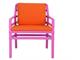 Armchair PURPLE in polypropylene Aria  in Outdoor