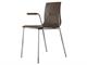 Chair in technopolymer with open armrests ALICE in Living room