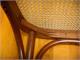 Vintage chair in wood and Viennese straw Ciao W in Living room