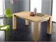 Extendible table in wood PLUTONE in Living room
