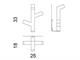 Attaccapanni a parete Organica W 3 in Complementi