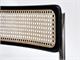 Cesca Tabouret métallique chromé avec le cadre en bois et paille de Vienne – Bauhaus design in Jour
