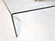 Folder Curved glass coffee table in Living room