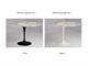 Table ovale Tulip 140x80 in Jour