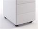 Metal chest of drawers on wheels with 3 drawers Simplex in Office