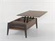 Rectangular Table 110 with lift top Brighton in Living room