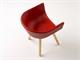 Modern armchair of design Tulip Small in Living room